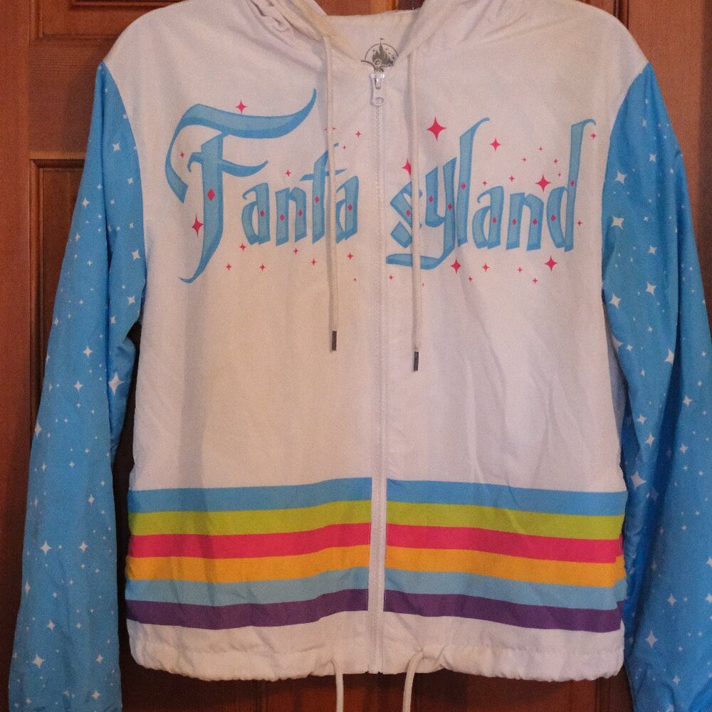 Disney Parks Fantasyland Windbreaker Jacket Size Small